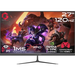 GOES27FHD120IPS 27" Fhd, 120Hz, Mprt 0.5ms, HDMI 2.1, Ps5 Destekli IPS Çerçevesiz Siyah Oyuncu Monitörü