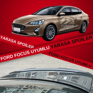 Ford Focus 4 (2019-2022) Sedan Kasa Bagaj Üstü Yarasa Spoiler