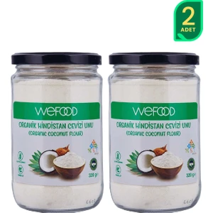 Organik Hindistan Cevizi Unu 320  gr 2'li