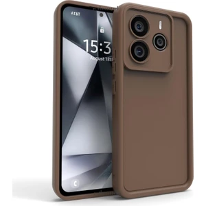M.tk moveteck Xiaomi Redmi Note 14 Kılıf Yumuşak Renkli Lansman Silikon Kapak Kamera Korumalı Çıkıntılı 3D Kalın Kenarlı