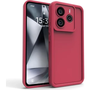 M.tk moveteck Xiaomi Redmi Note 14 Kılıf Yumuşak Renkli Lansman Silikon Kapak Kamera Korumalı Çıkıntılı 3D Kalın Kenarlı