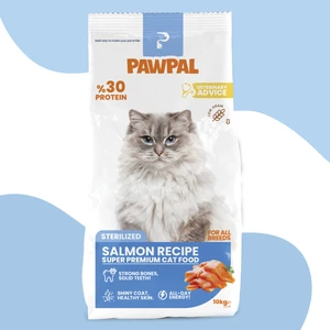 Somonlu Süper Premium Kısırlaştırılmış Kedi Maması 10 kg - Düşük Tahıllı