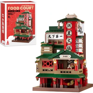 Restoranlar Sokağı Serisi – Çin Lokantası (BL21317) – Mini Blok Yapı Oyuncakları Seti