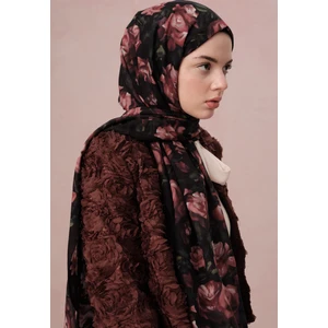 Fresh Scarfs Wıld Rose Desen Vual Şal Gülkurusu