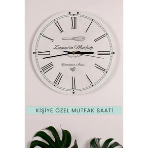 Kişiye Özel  Metal Mutfak Saati