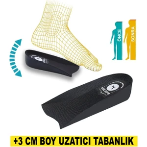 Black Deer Lengthening Technology 3 cm Extender  Siyah Boy Uzatıcı Tabanlık Gizli Topuk Yükselten