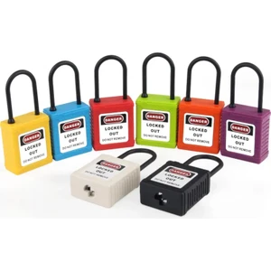 Elektrikci  Asma Kilidi Eked | 4 mm İnce |YD-G77N | Turuncu