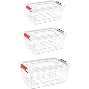 3'lü Set Smart Box Saklama Kabı 3-5-8 Lt