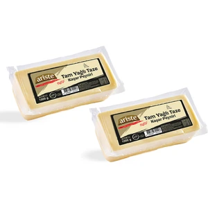 2'li Tam Yağlı Taze Kaşar Peyniri 2000 gr (1000gr x 2)