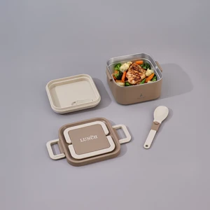 Bento Kare Lunch Box Yemek Termosu Vizon 700 ml