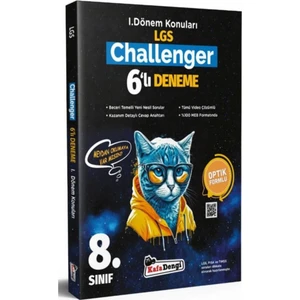 Kafa Dengi Yayınları 8. Sınıf Challenger İlk Dönem Konuları 6` lı