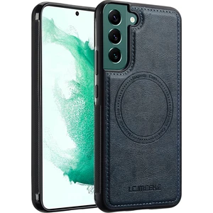 Samsung Galaxy S21 Fe 5g Manyetik Kılıf Deri Tpu Arka Kapak Magsafe ile Uyumlu (Yurt Dışından)