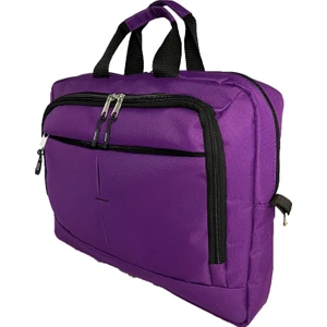 Mert Çanta Mor Laptop Evrak Çantası / Askı Aparatlı 15.6 Inç