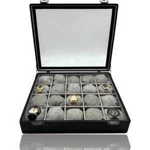 Diji 20'li Saat Kutusu Saat Çantası Siyah