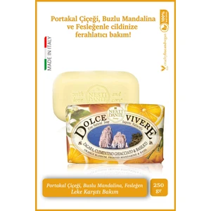 Nesti Dante Dolce Vivere Capri Katı Sabun 250 gr | Leke Karşıtı | Mandalina, Fesleğen, Portakal Çiçeği