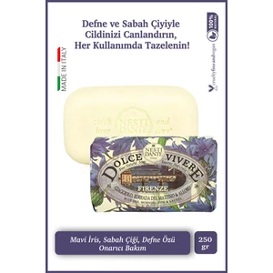 Nesti Dante Dolce Vivere Firenze Katı Sabun 250 gr | Onarıcı ve Besleyici | İris Çiçeği, Defne Özü