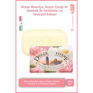 Nesti Dante Dolce Vivere Pisa Katı Sabun 250 gr | Vitamin A+E Besleyici Bakım | Kayısı Çiçeği, Manolya