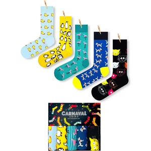 Carnaval Socks 5li Sevimli Hayvanlar Desenli Şirin Çorap Kutusu