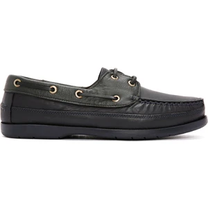 Erkek Yeşil Deri Comfort Loafer 25SFD6607M2
