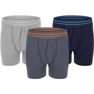 Erdem Grimelanj-Siyah-Beyaz 3'lü Erkek Çocuk Elastan Boxer 3363