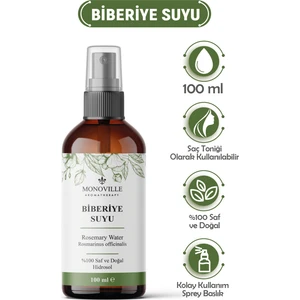 Biberiye Suyu Kepek Karşıtı Saç Toniği 100 ml (Rosemary Water)