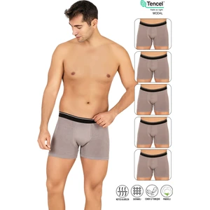 Özkan Underwear Özkan 11256 5'li Paket Erkek Modal Pamuklu Esnek Yumuşak Boxer Şort