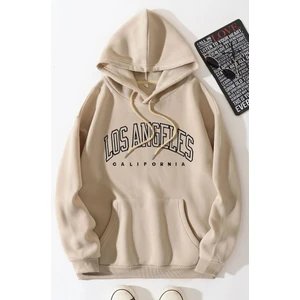 Only Trendwear Unisex Los Angles  Baskılı Sweatshirt
