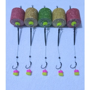 Litto Collection 5 Adet Küspeli Sazan Rig Takımı ( Pembe Fosfor'lu Esp Mısır )