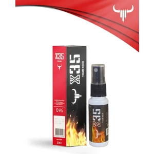 X35 Your Rock Erkek Uzun Deneyim Masaj Sprey - Long Time Massage Sprey Formen 25 ml