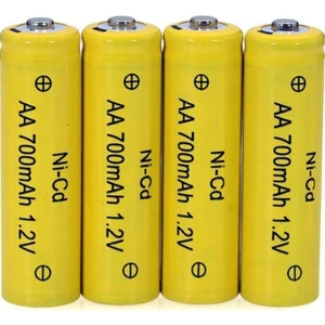4 Adet Ni-Cd AA700MAH Şarj Edilebilir Li-Ion Pil 1,2V