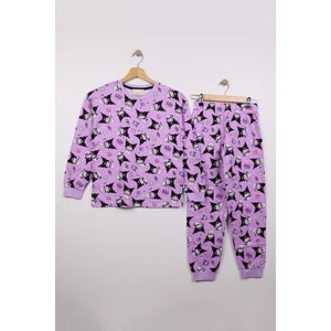 Little Pumpkin Mevsimlik Kız Çocuk Kuromi Pijama Takımı