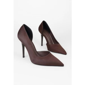 Kadın Massy Kahve Süet Stiletto
