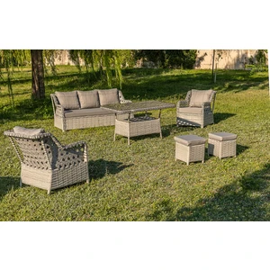 Btk Concept Oscar Rattan Bahçe Mobilyası 3+1+1 Masalı Garanti̇li̇