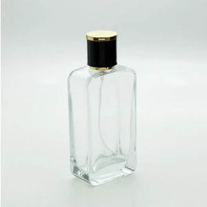 Boş Parfüm Şişesi 50 ml (3 Adet) (TEKRAR DOLDURULABİLİR) Siyah Kapak Plastik Valf IPHONE Boş Şişe