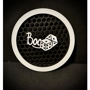 Boozar Yazılı 20 cm Midrange Kapağı Yazılı Midrange Hoparlör Kapağı 1 Takım (2 Adet)