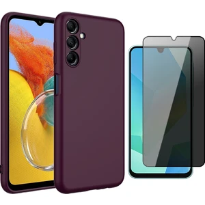 Samsung Galaxy A16 Kılıf Zore Mara Lansman Kapak + Privacy Hayalet Ekran Koruyucu