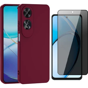 Oppo A60 Kılıf Zore Mara Lansman Kapak + Privacy Hayalet Ekran Koruyucu