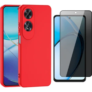 Oppo A60 Kılıf Zore Mara Lansman Kapak + Privacy Hayalet Ekran Koruyucu