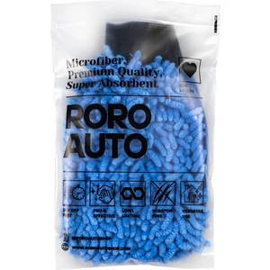 Roro Auto Munzur Mikrofiber Araç Yıkama Eldiveni Mavi