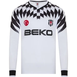 Beşiktaş Retro Beko Uzun Kol Beyaz Forma