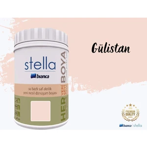 Stella Su Bazlı Saf Akrilik Boya 1 Litre Gülistan