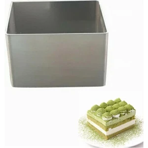 Nar Kalıp Narkalıp Kare Kek Kalıbı Derinlik 10cm Cap 10cm