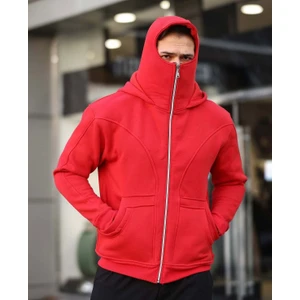 Yeni Sezon Unisex Ninja Ceket - Kapüşonlu, Maske Detaylı, Spor Ceket