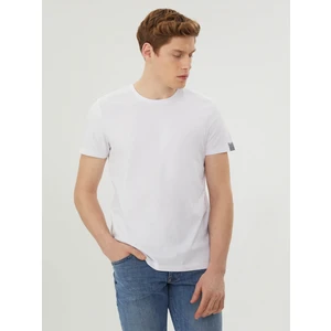 Regular Fit Beyaz Erkek T-Shirt LF2029278