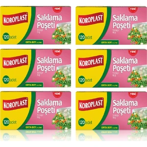 Saklama Poşeti Orta Boy 24 x 38 cm 120'li x 6 Paket