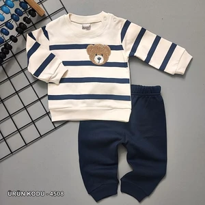 Merry Shop Peluş Ayı  Bebek&çocuk Alt Üst 2'li Takım