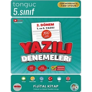 Tonguç Akademi (5. Sınıf)  Yazılı Denemeleri 2. Dönem 1 ve 2. Yazılı