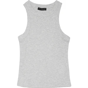Halter Yaka Basic Fitilli Atlet Karmelanj