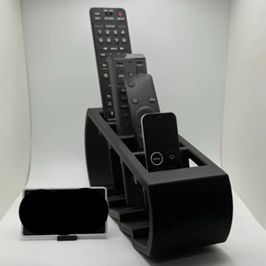 Dlc 3d Design 4 Gözlü Kumanda Organizer Standı Uzaktan Kumanda Düzenleyici Tv Kumandalık Modern