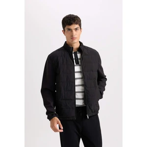 Su İtici Rüzgar Geçirmez Slim Fit Dar Kesim Astarlı Fermuarlı Cepli Mont D7532AX25SP